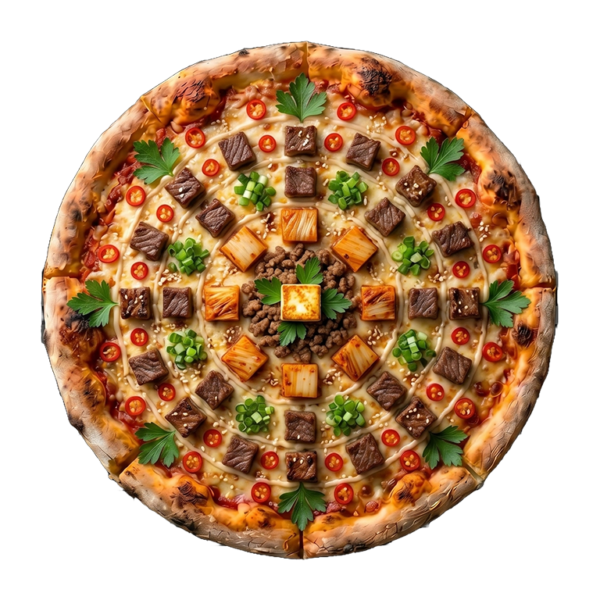 Asian Style Pizza 9"