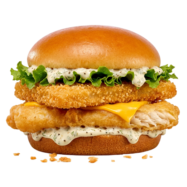 Fish FIllet Burger 1/2, 1/4